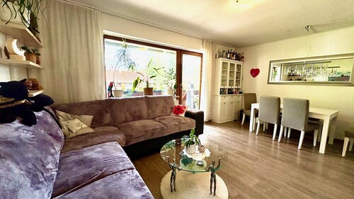 Wohnzimmer - 4 Zimmer Maisonettenwohnung zum Kaufen in München