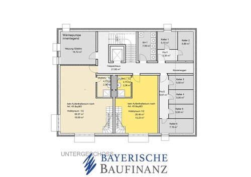 *UNTERGESCHOSS* - 3 Zimmer Maisonettenwohnung in München