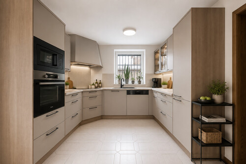 Küche (Visualisierung) - 5 Zimmer Doppelhaushälfte in München