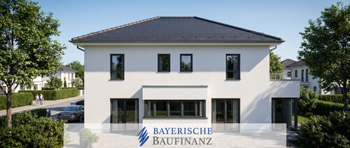 *WESTANSICHT* - • CHARMANTES EINFAMILIENHAUS • NEUBAU • BEGEHRTE SÜD-LAGE IN MÜNCHEN-OBERMENZING • RUHIG UND GRÜN