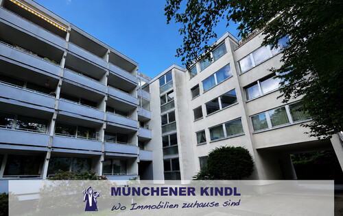 Aussenansicht seitlich - 1 Zimmer Etagenwohnung zum Kaufen in München