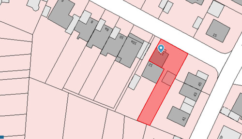 Lageplan - Grundstück in München