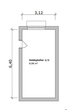 Hobbyraum mit Tageslicht - 