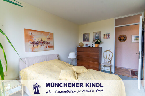 Schlafzimmer - Etagenwohnung mit 110,42 m&sup2; in München zum Kaufen