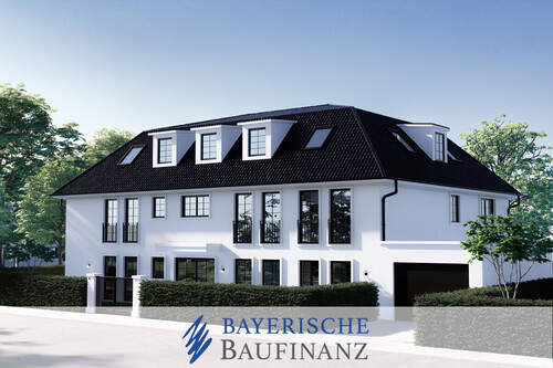 *STRASSENANSICHT* - KLASSE BAUGRUNDSTÜCK FÜR EIN MFH MIT TIEFGARAGE • TOP-LAGE IN MOOSACH • RUHIGE SÜD-WEST-LAGE •