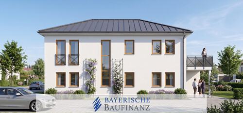 *GARTENANSICHT WEST* - • EXKLUSIVES EINFAMILIENHAUS • VILLEN-NEUBAU • RUHIGE TOP-LAGE IN GAUTING •
