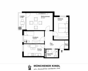 !! TOP-ANLAGE !! ruhige 3-Zimmer-Wohnung ** sonniger Balkon ** HADERN - München
