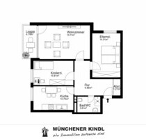 !! TOP-ANLAGE !! ruhige 3-Zimmer-Wohnung ** sonniger Balkon ** HADERN - München