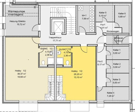 *UNTERGESCHOSS* - Mehrfamilienhaus, Wohnhaus mit 495,00 m² in München / Thalkirchen-Obersendling-Forstenried-Für zum Kaufen