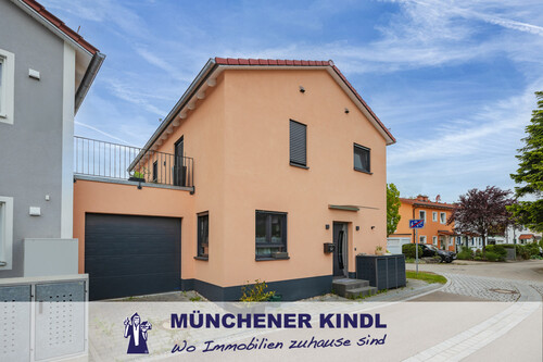 Ansicht Haus inkl. Garage - 6 Zimmer Einfamilienhaus zum Kaufen in Unterschleißheim/Lohhof