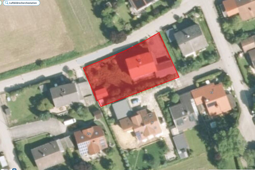 Luftbild - Grundstück in Perchting