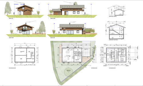 Eingabeplan - Einfamilienhaus mit 215,03 m² in Rottach-Egern zum Kaufen