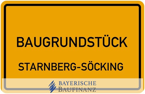 *TITELBILD* - • BAUGRUNDSTÜCK MIT WEITBLICK FÜR IHR EINFAMILIENHAUS • STARNBERG-SÖCKING • RUHIGE SÜD-WEST-LAGE •