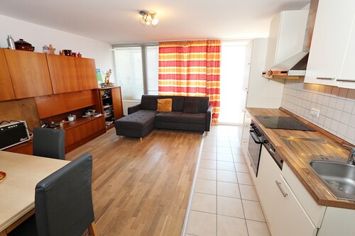 Küche_Ess-Wohnzimmer - Etagenwohnung mit 63,28 m&sup2; in Germering zum Kaufen