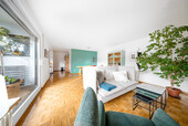 Wohnzimmer - 3 Zimmer Etagenwohnung in München