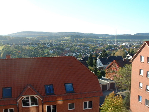 Aussicht auf Alfeld - 2 Zimmer Dachgeschoßwohnung zur Miete in Alfeld