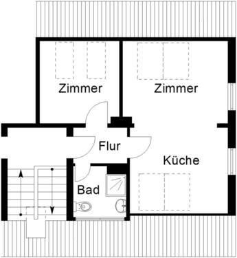 2-Zimmer-Wohnung - 