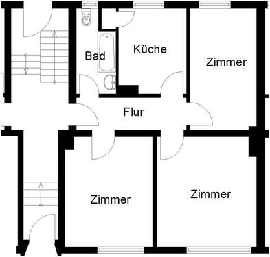 3-Zimmer-Wohnung - 