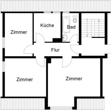 3-Zimmer-Wohnun - 3 Zimmer Dachgeschoßwohnung in Alfeld