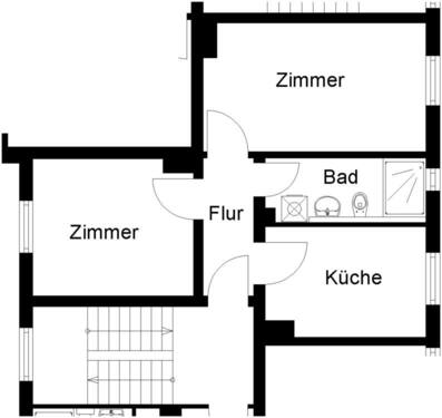 2-Zimmer-Wohnung - 2 Zimmer Etagenwohnung in Alfeld