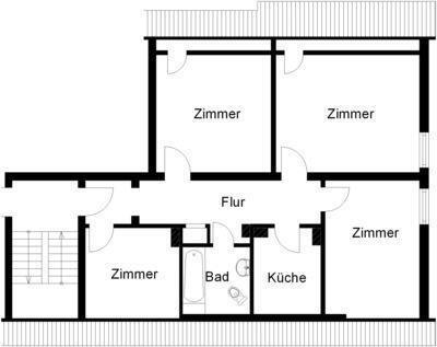 4-Zimmer-Wohnung - 