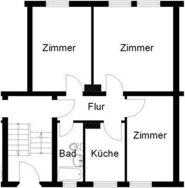 3-Zimmer-Wohnung - 