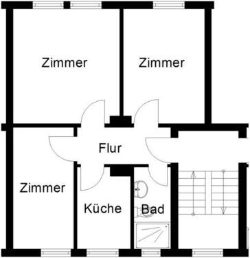 3-Zimmer-Wohnung - 