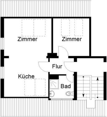 2-Zimmer-Wohnung - 