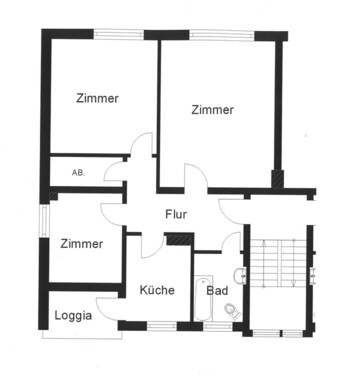 3-Zimmer-Wohnung - 3 Zimmer 3- Zimmerwohnung in Alfeld