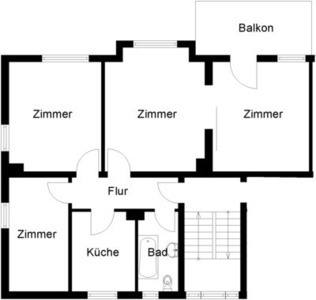 4-Zimmer-Wohnung - 3 Zimmer Erdgeschoßwohnung in Alfeld