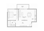 Grundriss - 2 Zimmer Etagenwohnung in Aachen / Eilendorf