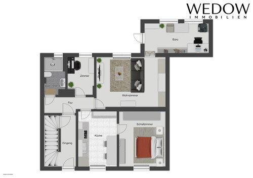 Erdgeschoss - 8 Zimmer Einfamilienhaus in Herzogenrath