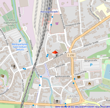 Lageplan - Büro in Herzogenrath