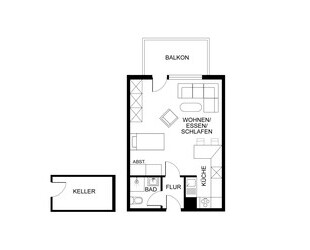 Kohlscheid – Klein, fein, renditestark: Vermietete Kapitalanlage mit Balkon - Herzogenrath