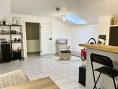 Wohnzimmer - 2 Zimmer Dachgeschoßwohnung zum Kaufen in Stolberg (Rheinland) / Büsbach