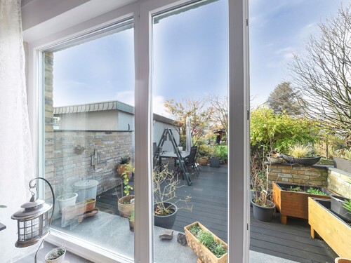 Blick auf Terrasse - 