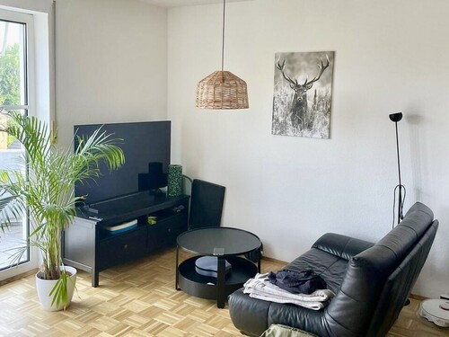 Wohnzimmer - 1 Zimmer Dachgeschoßwohnung in Aachen
