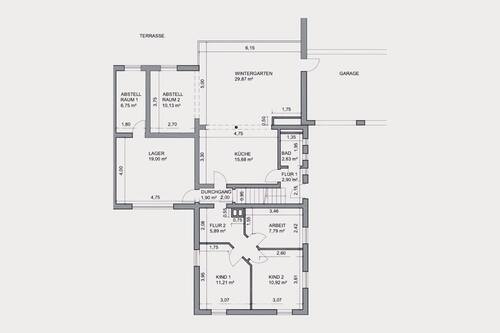 Erdgeschoss - 6 Zimmer Einfamilienhaus in Alsdorf