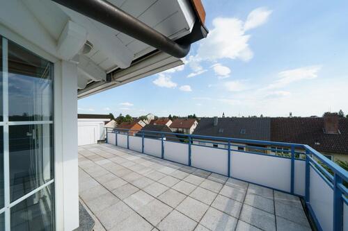 Dachterrasse - Penthouse mit Dachterrasse und beeindruckendem Panoramablick über Fürth.