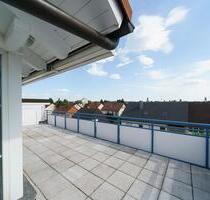 Penthouse mit Dachterrasse und beeindruckendem Panoramablick über Fürth.