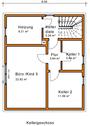 Grundriss Untergeschoss - Einfamilienhaus mit 138,84 m² in Rückersdorf zum Kaufen