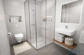 Badezimmer - 2- Zimmerwohnung mit 50,81 m&sup2; in Berlin zum Kaufen