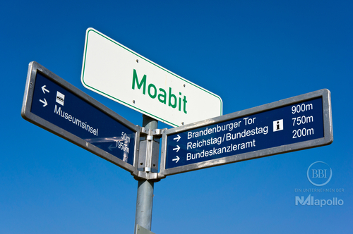 Schild Moabit - 