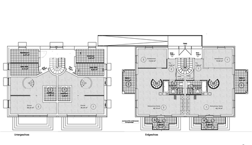 UNTERGESCHOSS - ERDGESCHOSS - 