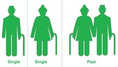 Wohnung ist geeignet für Single und ein Paar - 