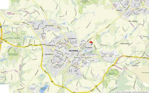 Geolyzer Kartenausschnitt - 