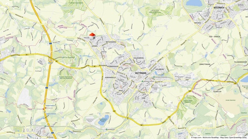 Geolyzer Kartenausschnitt - 