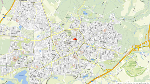 Geolyzer Kartenausschnitt - 