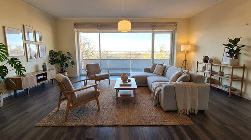 Einrichtungsvorschlag (KI) - 3 Zimmer Dachgeschoßwohnung in Mettmann