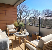 Hoch oben wohnen und die Sonne genießen - Mettmann